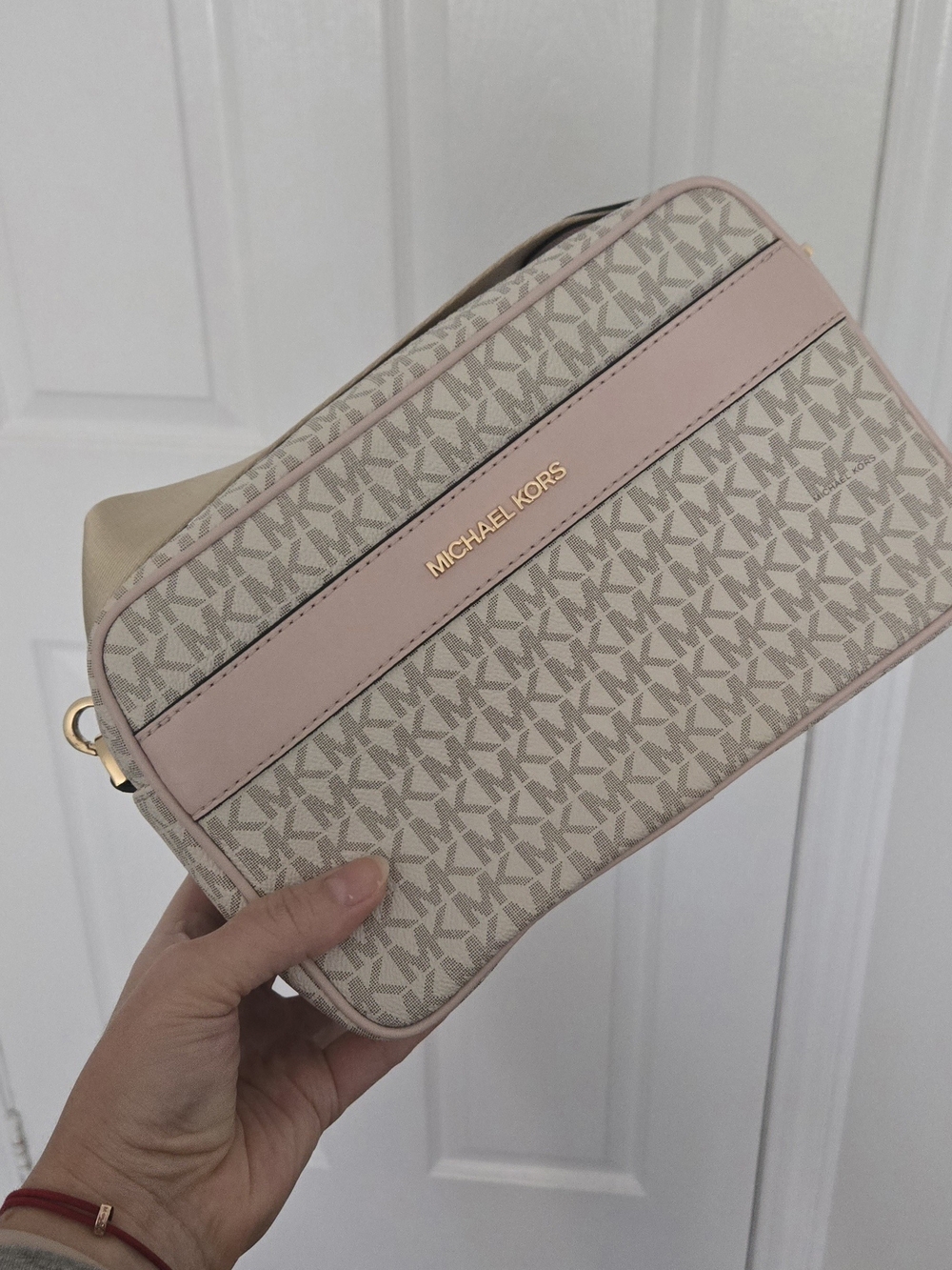 Michael Kors Kenly Large Pocket Camera Bag, Pink